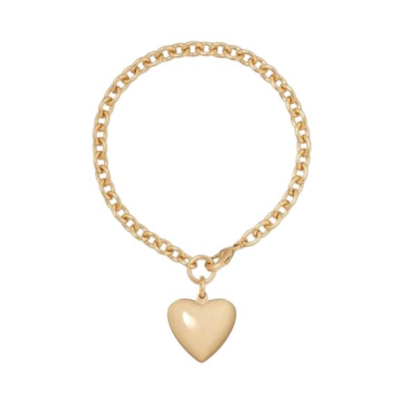 ROXANNE ASSOULIN The Mini Happy Heart Bracelet in Gold - Picture 1 of 7